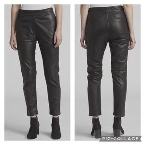 Rag & Bone Mila Black Leather Pant  4
